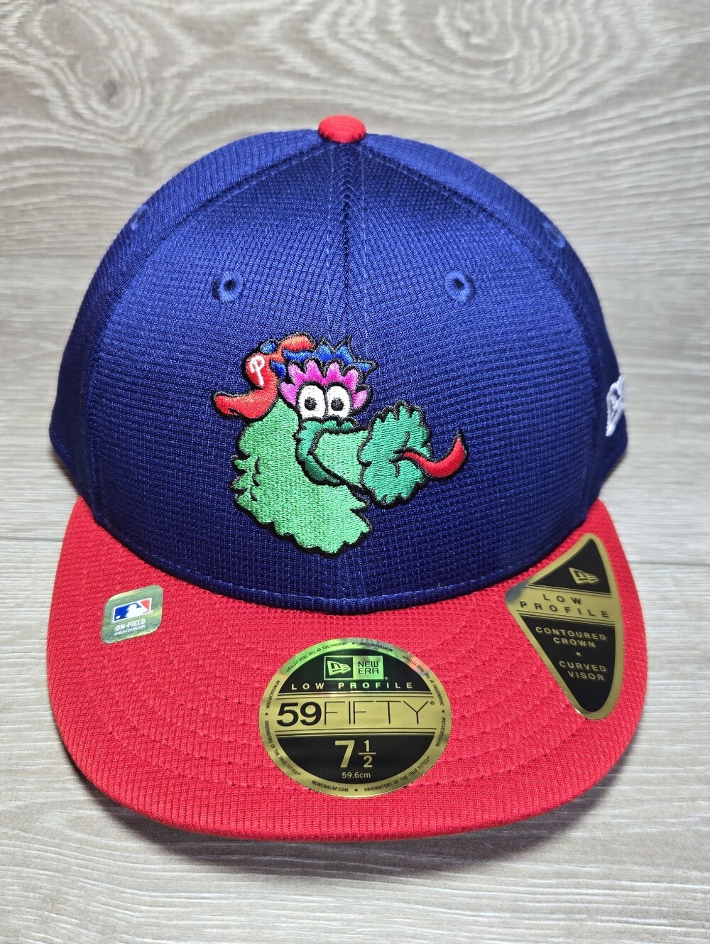 Phillies New Era 2025 Batting Practice Low Profile 59FIFTY Fitted Hat Size 7 1/2